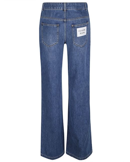 Moschino Blue Flared Leg Jeans