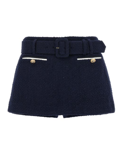 Self-Portrait Blue Shorts