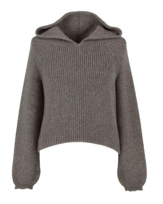 Twinset Gray Sweaters Blacks And Greys