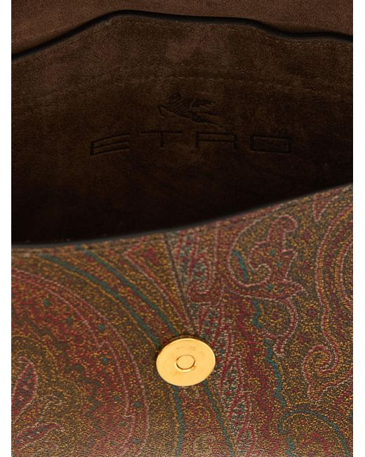 Etro Metallic Cotton Shoulder Bag