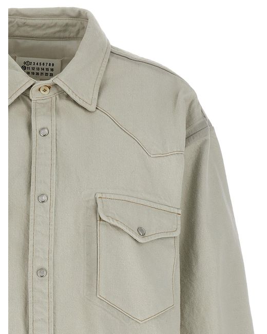 Maison Margiela Gray Padded Overshirt
