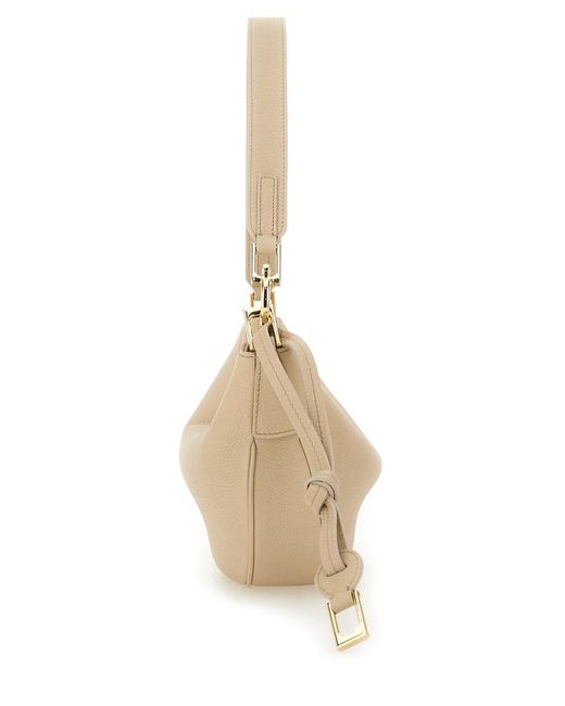 Ferragamo Natural Hobo S Bag Calf Leather Shoulder