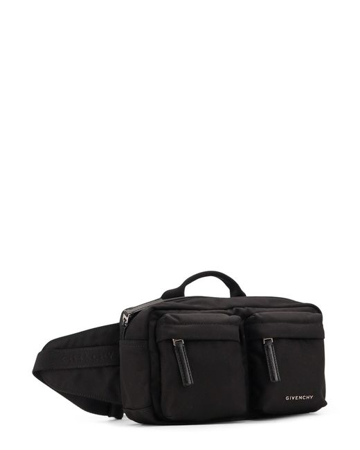 Givenchy Black Essential U Nylon Belt Bag for men