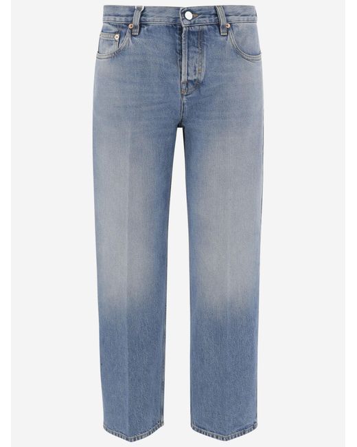 Gucci Blue Jeans Cotton Denim Trousers