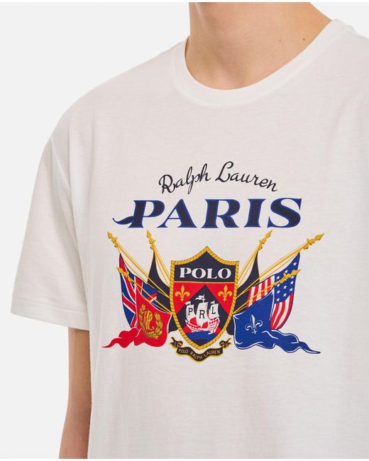 Polo Ralph Lauren White Cotton T-Shirt for men