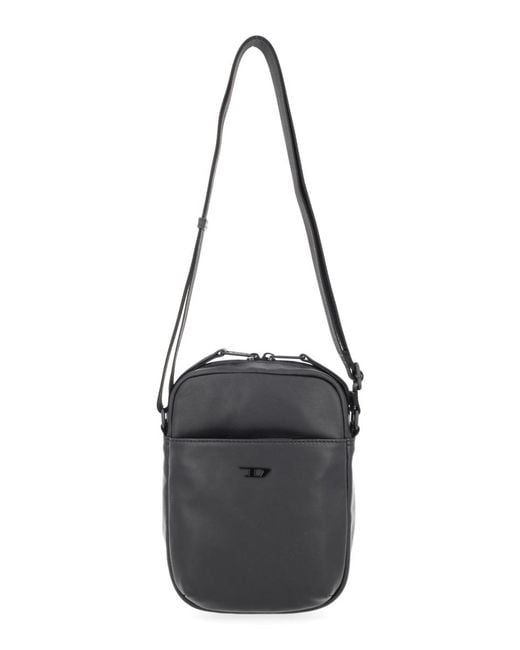 DIESEL Black Rave Crossbody X Bag Ovine Leather Shoulder