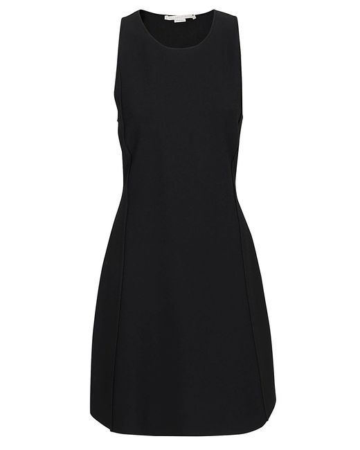 Stella McCartney Black Compact Knit Cocktail Dress