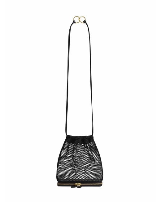 Alaïa White Drawstring Bag Le Pochon Polyamide Shoulder