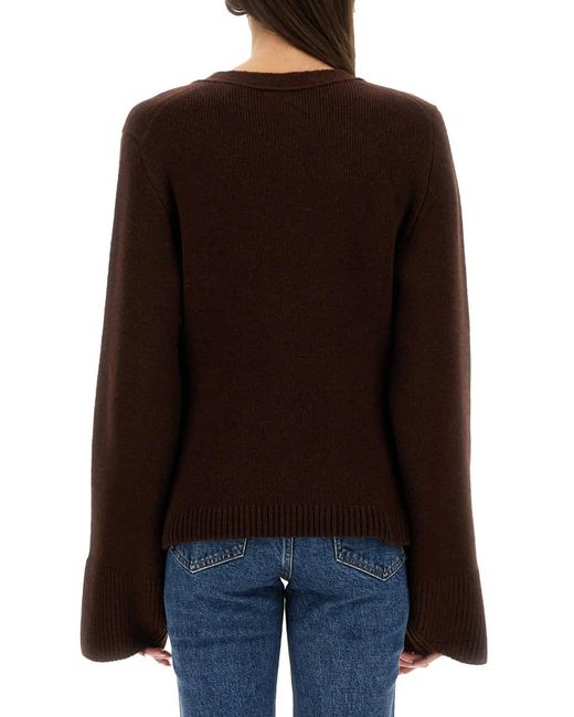 Khaite Black Scarlet" Cardigan