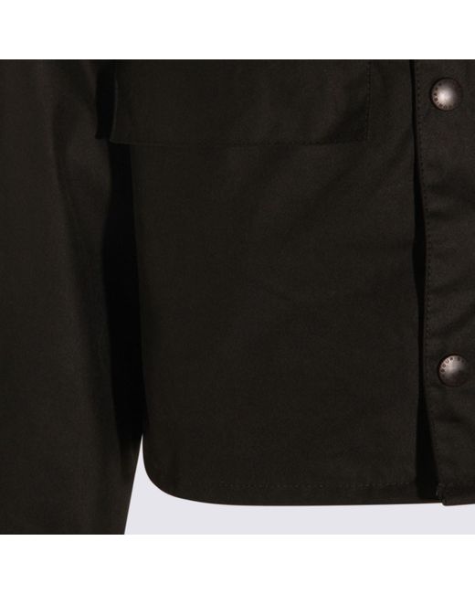 Barbour Black Cotton Casual Jacket for men