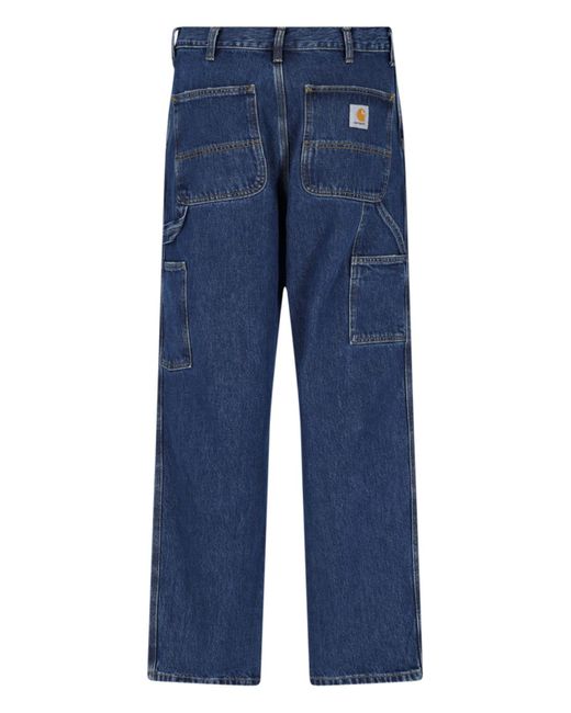 Carhartt Blue Single Knee Loose Jeans for men