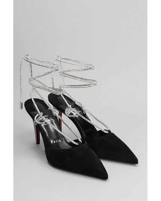 Christian Louboutin Astrid Pumps In Black Suede