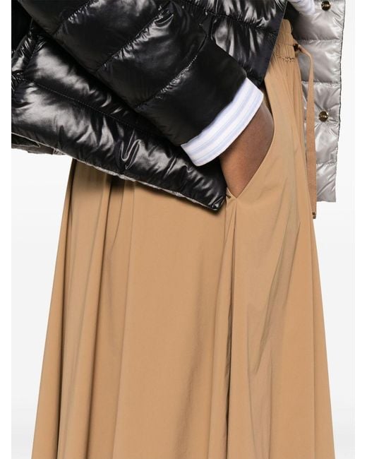 Herno Black Skirts Cammello