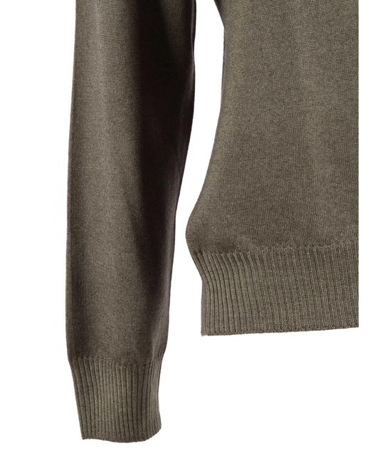 Fay Green Crewneck Sweater for men