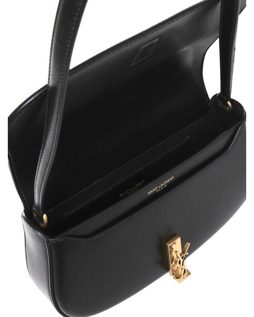 Saint Laurent White Voltaire Demi Lune Bag