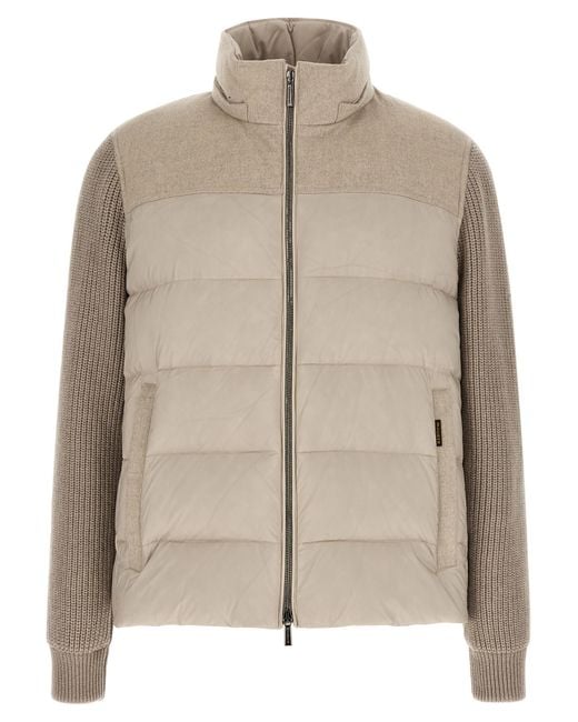 Moorer Natural Wool Full-Length Jacket Clothing for men