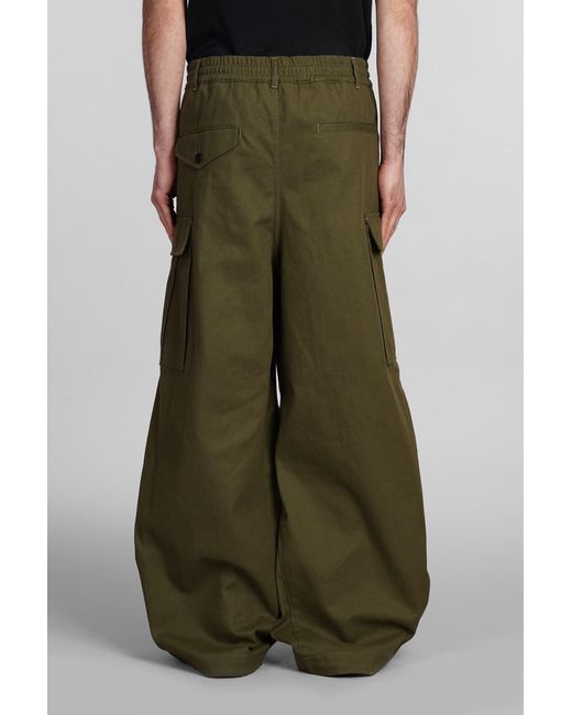 Marni Pants In Green Cotton for men