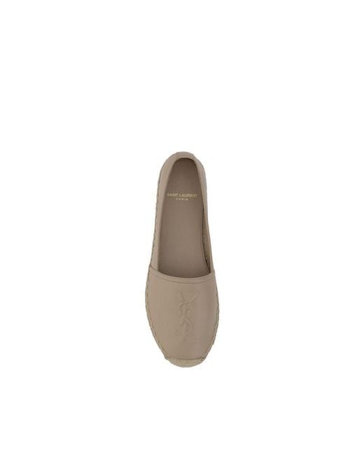 Saint Laurent Natural Beige Lamb Ovis Aries Aries Espadrilles