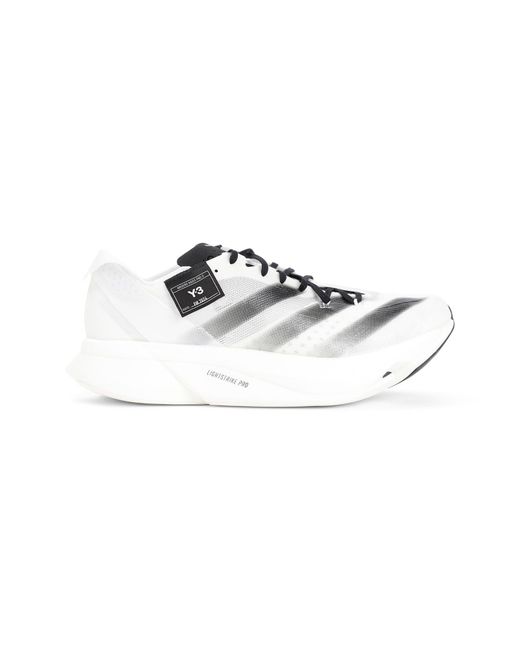 Y-3 White Y3 Adios Pro 3.0 Sneakers for men