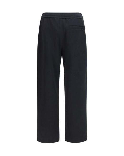 Moose Knuckles Black Hartsfield Straight Leg Trousers Cotton for men
