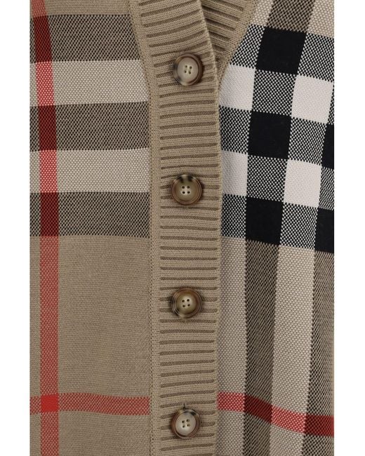 Burberry Brown Check Archive Wool Sweater