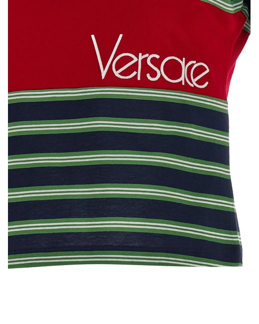 Versace Green Cotton T-Shirt