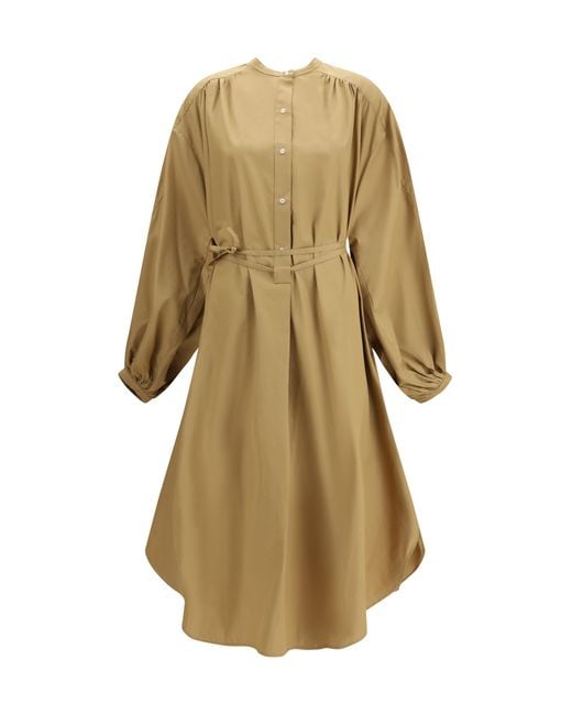 Loulou de Saison Natural Vitti Shirt Dress Cotton