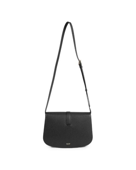 Tom Ford Black Shoulder Bag Calfskin Leather
