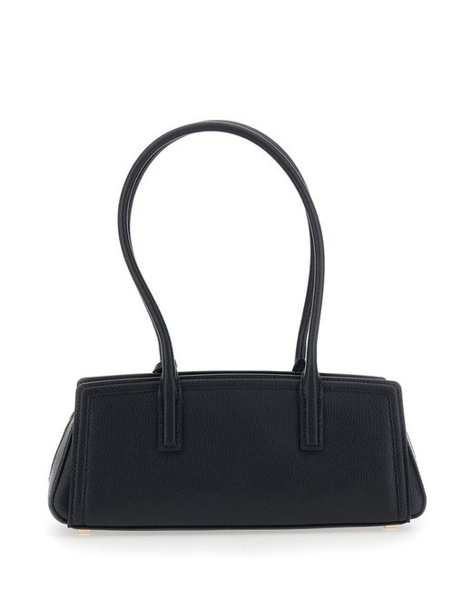 MICHAEL Michael Kors Black Shoulder Bag Laila Leather Cow
