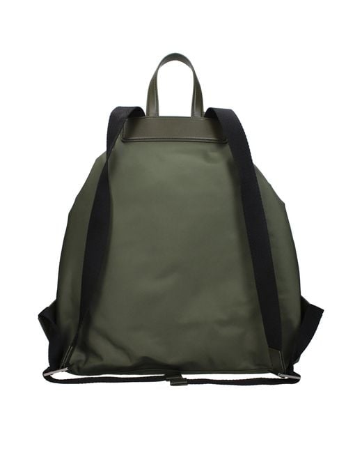Dolce & Gabbana Green Nylon Backpack for men