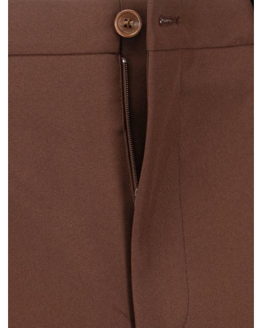 Gucci Brown Straight Pants