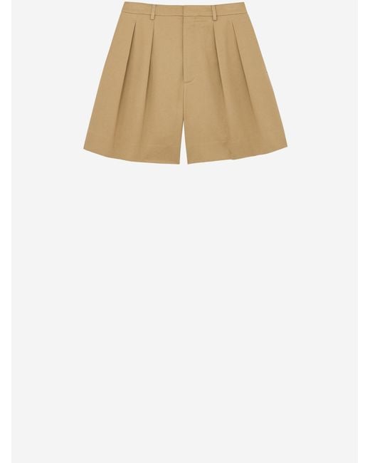 Saint Laurent White Cotton Shorts for men