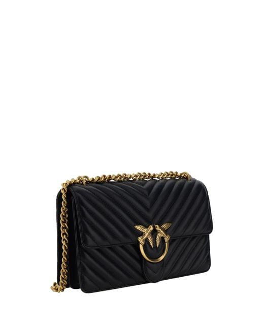 Pinko Black Shoulder Bags