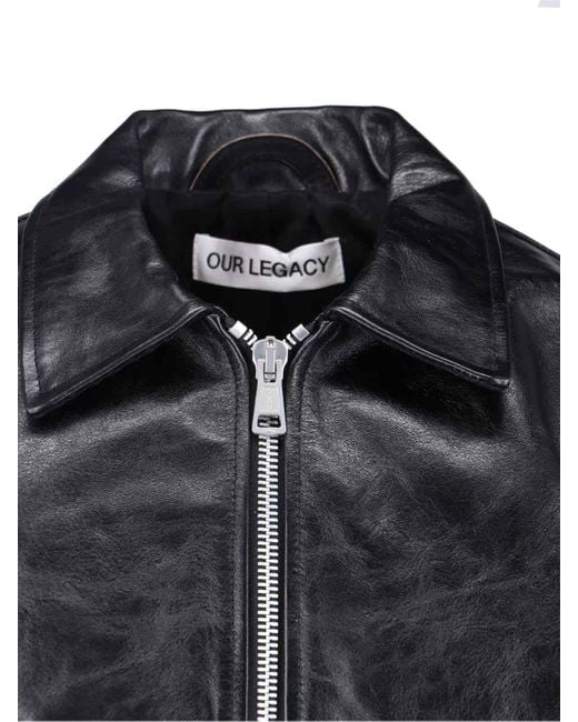 Our Legacy Blue Mini Jacket for men