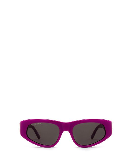 Balenciaga Purple Bb0095s Fuchsia Sunglasses