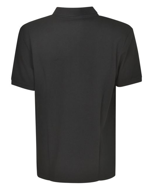 Moschino Black In Love We Trust Polo Shirt for men