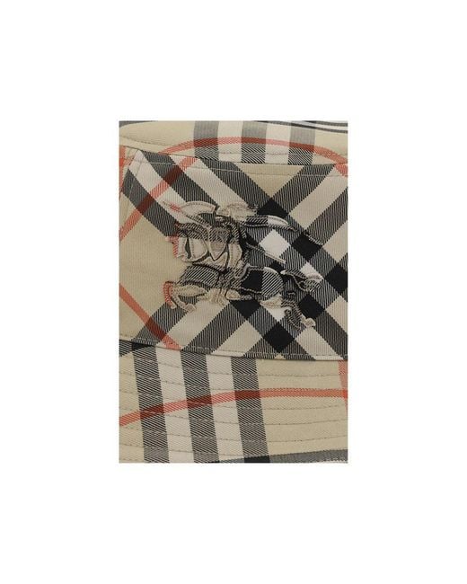 Burberry Natural Polyester Bucket Hat
