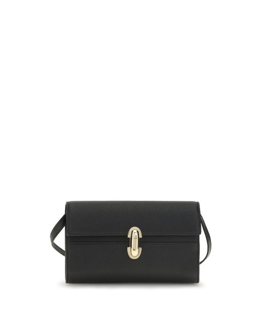 SAVETTE Black Shoulder Bag Symmetry Mini Calf Leather (Bos Taurus)