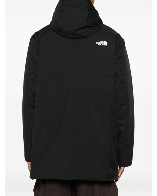 The North Face Black Hooded Parka for men
