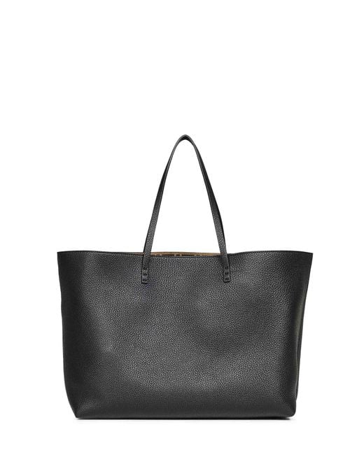 Fendi Black Roll Medium Shopper Bag