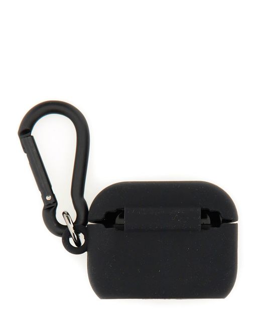 Dolce & Gabbana Black Airpods Holder With Logo for men