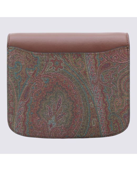 Etro Brown Tan And Paisley Essential