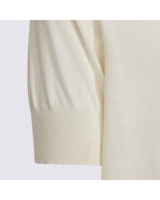 Jil Sander White Cotton T-Shirt for men