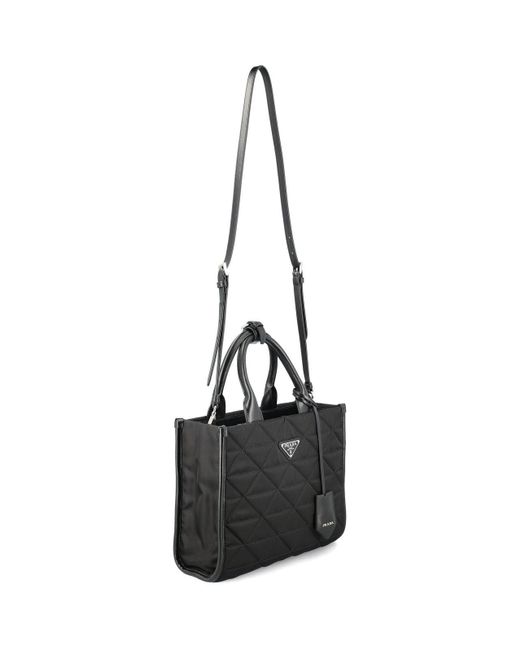 Prada Black Quilted Symbole Handbag