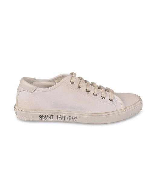 saint laurent malibu canvas sneakers