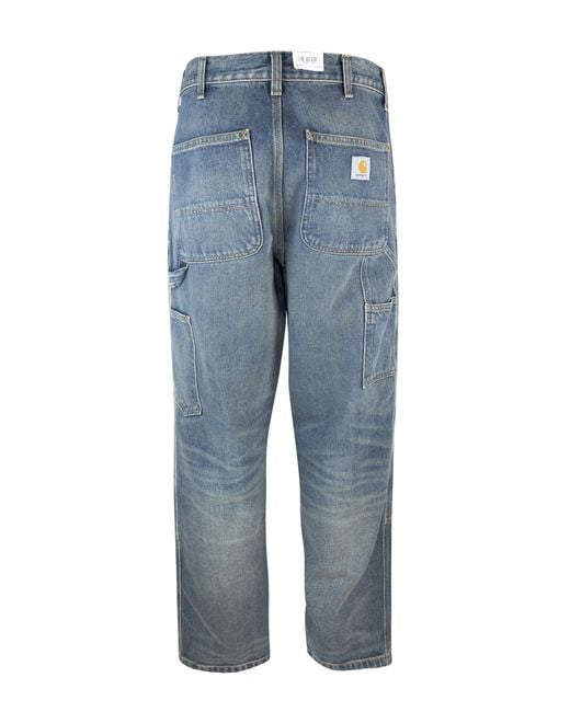 Carhartt Blue Jeans Double Knee Cotton (Smith Denim) for men
