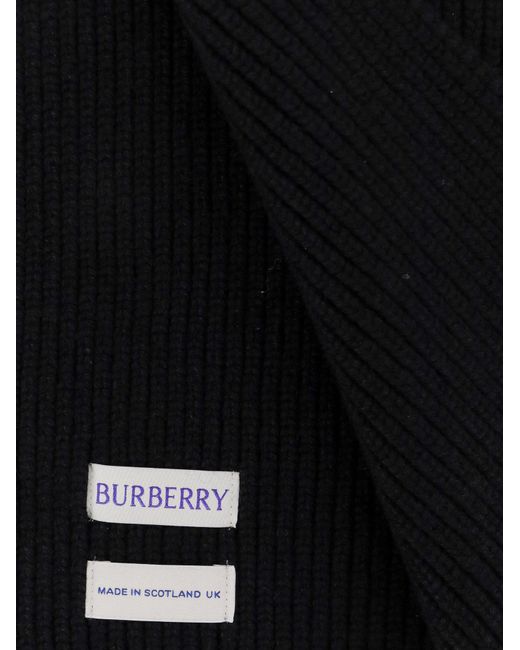 Burberry Black Scarf for men