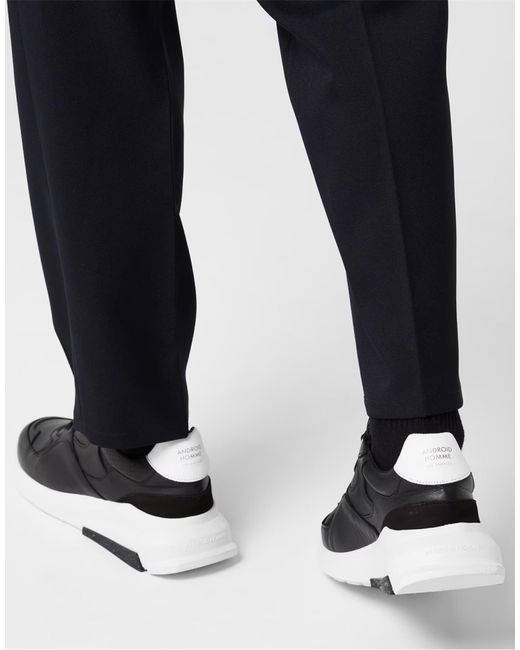Android Homme Black Malibu Low Top Sneakers Shoes for men