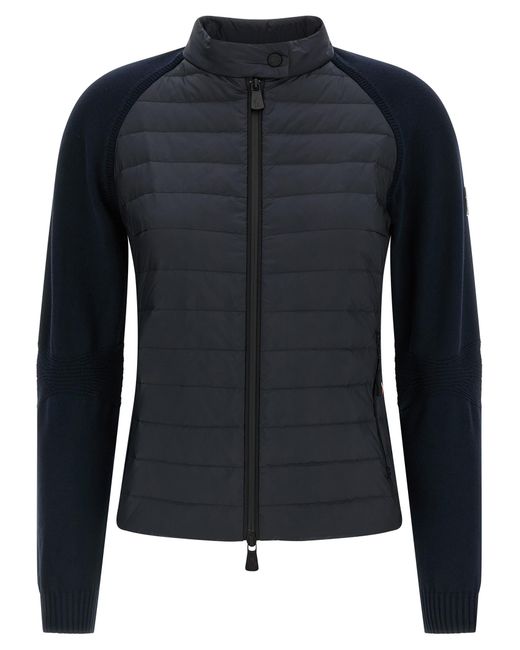 Moncler Blue Padded Cardigan