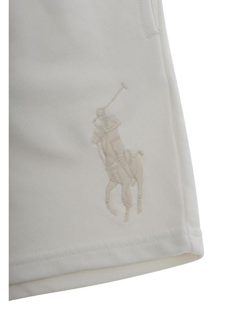 Polo Ralph Lauren Gray Knit Bermuda Shorts Cotton for men